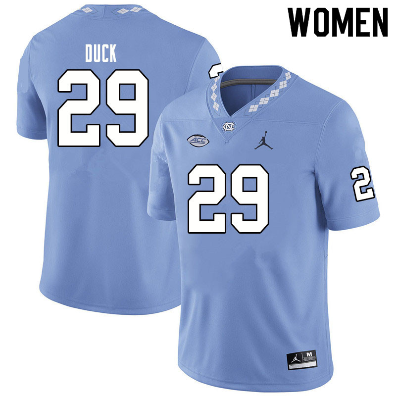 Jordan Brand Women #29 Storm Duck North Carolina Tar Heels College Football Jerseys Sale-Blue